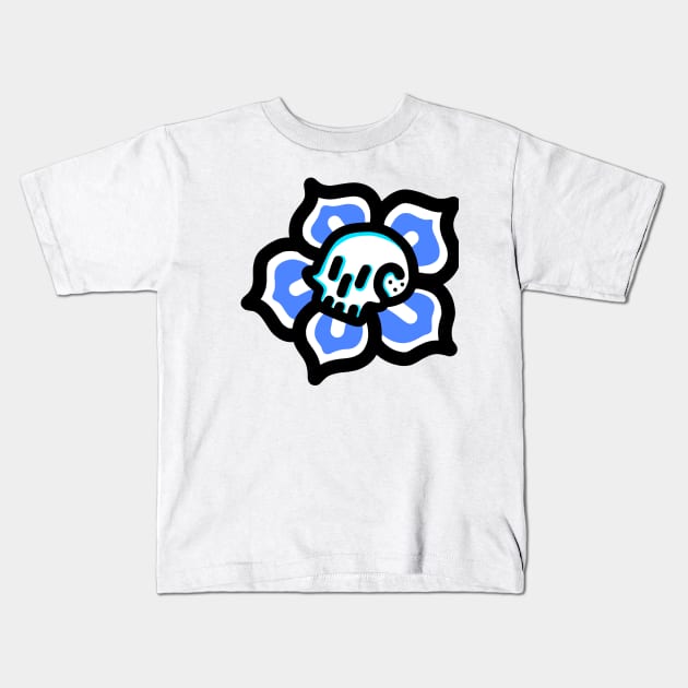 Forget me not Kids T-Shirt by Lopostudio